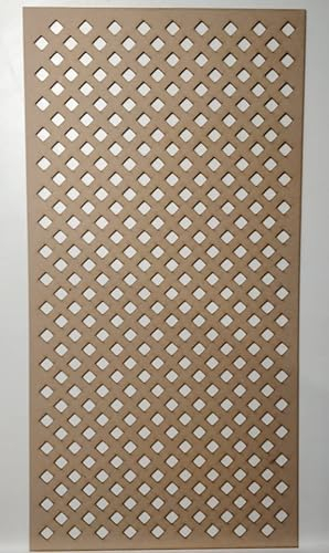 Heizkörperschrank Wand Deko Sichtschutzgitter - gelocht 6mm dicke MDF Platte (1200mm x 610mm) D36