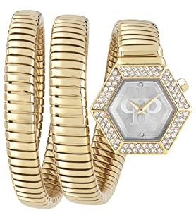 Philipp Plein Damen Analog Armbanduhr $Nake Hexagon