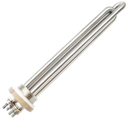 Chauffe-eau Électrique Tubulaire 48v 1500w DC SUS304 DN25, Élément Chauffant À Immersion 1 BSP (Size : Heater only, Color : 48v 1500w BSP)