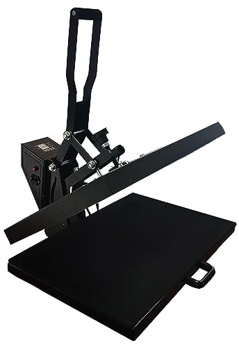 40x50cm T-Shirt presse, Hitzepresse Heißpresse Textilpresse Transferpresse DE, Sublimationsmaschine, Für Canvas-Tasche, Mauspad-Kissenbezug Schwarz