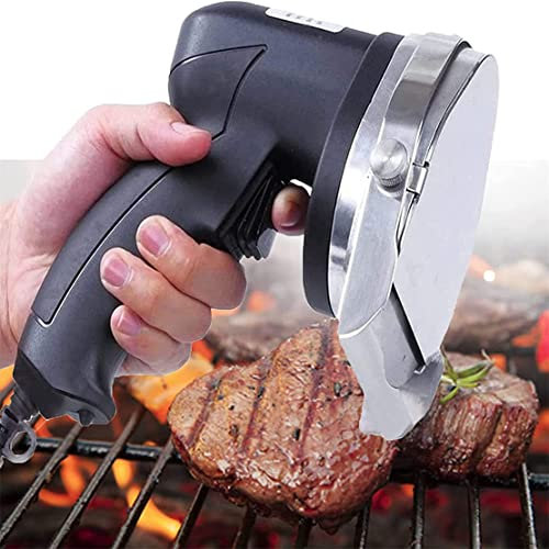 Commerciale Doner Kebab Elettrico Gyros Coltello Shawarma Macchina, Macchina per Tagliare Carne Arrosto Portatile Coltello Giroscopico 2800 Giri/min per Tagliare Kebab Turco Agnello Tacchino,Wired (