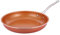 Innovacook Poêle à frire en céramique en cuivre de 30 cm - Batterie de cuisine innovante à double couche - Convient à toutes les plaques de cuisson - Style cuivre - Orange