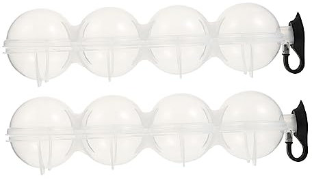 PRETYZOOM 2stücke Eiskugelform Für Whisky Selbstgemachte Eisformen Aus Hochwertigem Material Einfache Kühlschrank-eisformen Mit Deckel Für Diy-eismodell Transparent