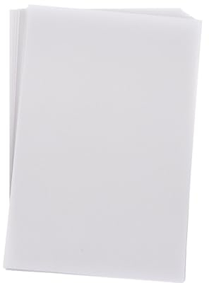 TEHAUX Colored Tracing Paper Sheets for Rubber Stamps Translucent Printable Sulfuric Paper 15x10cm 100pcs for Artists and Designers 2pcs