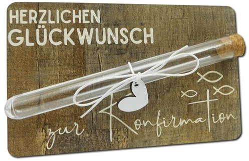 Geldgeschenk Holzkarte I Originelles kleines Geldgeschenk I Hochzeitsgeschenke I Geldgeschenke I Geldverpackung I Geschenk I Geld von Herzen verschenken (KONFIRMATION 10x16)