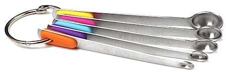 kesurpae Pieces/Set Stainless Steel Dry Food Seasoning Measuring Spoons Rust Resistant Teaspoons Kitchen Gadget Home Supplies