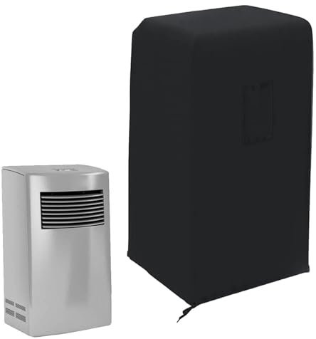 Air Conditioner Cover, Portable AC Unit Cover 40x46x75cm-Dust Portable Air Conditioner Storage Bags, antis-dusts Mobile Air Conditioner Protective Cover(black)