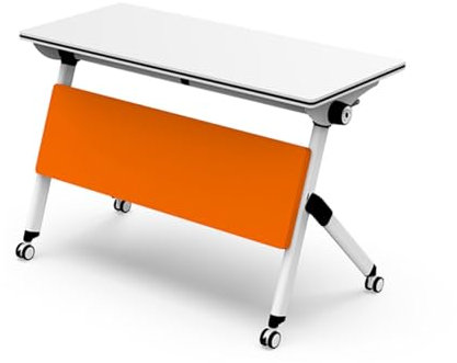 Klappbarer Konferenztisch, Mobiler Klapptisch, Schreibtisch Klappbar, Klappbarer Besprechungstisch, Moderner Mobiler Schulungstisch Mit Rollen, Arbeitstisch Klappbar Für Büro(160*50*75cm/63*19.7*29.5i