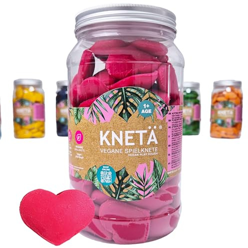 KNETÄ LIEBÄ I Made in Germany I Schulknete I Kindergartenknete I Knete ab 1 Jahr (PINK)