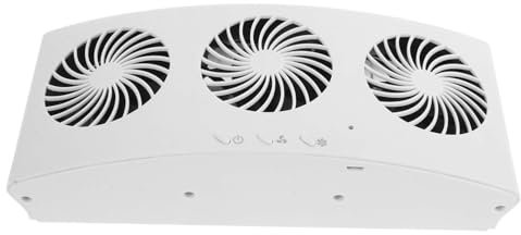 Vaguelly Solar Car Window Exhaust Fan for Heat Reduction Double Cooling Car Fan for Air Circulation