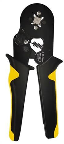 tenazas， Juego de alicates eléctricos for terminales de casquillo, herramientas manuales profesionales AWG 23-7, crimpadora rápida multiherramienta.