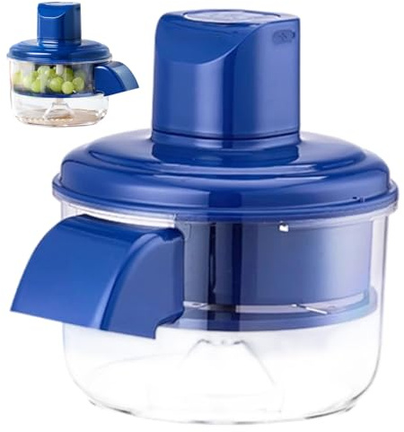 CAKEEYUM Máquina de pelado de ajo Máquina de pelado de UVA automática eléctrica Herramienta de eliminación de la Piel del hogar Recargable para Tomates Cherry