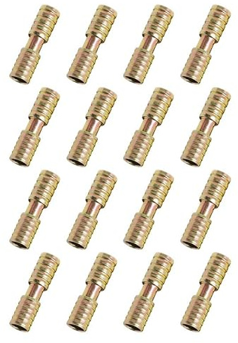 16 Pairs 8mm Model Railway Baseboard Alignment Dowels, Carbon Steel Train Layout Dowel Pins for DIY Precise Board Joining