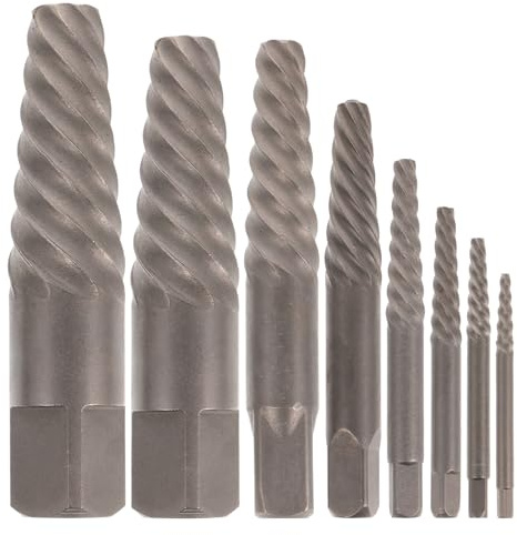 Yardenfun Estrattori Viti e Bulloni Rotture e Filetti Danneggiati Kit per Smontaggio Viti Spezzate e Danneggiate Strumenti Resistenti per Riparazioni Casa e Te