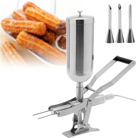 Macchina riempitrice per ciambelle - Riempitrice manuale in acciaio inox per pane, ideale per uso domestico e commerciale nelle cucine dei ristoranti