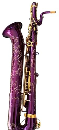 Altsaxophone Basssaxophon In A-Dur Mit Zwei Bögen Und Koffer