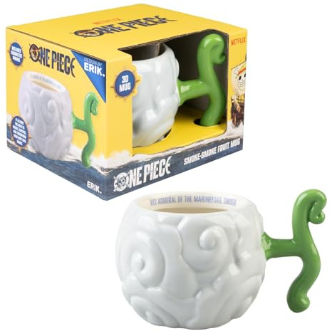 Grupo Erik One Piece Tazza 3D Smoke Smoke 600ml | Tazza Colazione | Tazza Ceramica, 600 ml, Dettagli in Rilievo, One Piece Manga, One Piece Gadget