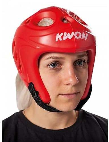 KWON Kopfschutz Shocklite, Versch. Farben Rot S/M