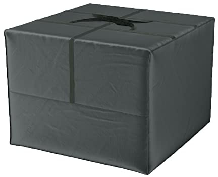 Climecare Aufbewahrungstasche Deluxe XXL (80x80x60 cm) und Schutzhülle für Auflagen - Gartenauflagen Aufbewahrungstasche aus 600D Oxford, Reißverschluss ist geschützt durch Kletband Selbstklebeband