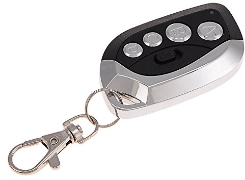 Duplicateur de Télécommande étanche Universel 433,92 MHz, Porte-clés D'ouvre-porte de Garage à Clonage électrique pour le Remplacement de la Télécommande de Porte(black)