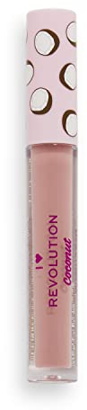 I Heart Revolution (IHEE0) Tasty Coconut Lip Gloss, Nude, Meringue, 2.2ml