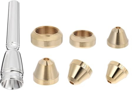 Toyvian 7stücke Mundstück Für Trompete Trompetenteile Aus Messing Trompetenansatz Glatte Textur Praktisch Für Anfänger Und Profis