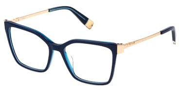 Furla VFU768 0D87 TOP BLU+AZZURRO LUCIDO 53/16/140 Damen Brillen