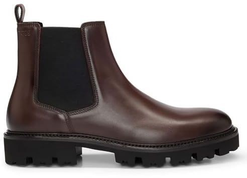 BOSS Julyo_cheb_bu, Chelsea_Boot för män, Mörkbrun, 39 EU