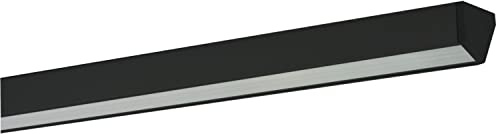 L&S Lugano Touch Unterbauleuchte LED 1200mm neutralweiß 4000K dimmbar schwarz - Küchenlampe Aluminium mit Touch-Dimmschalter 24V