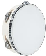 Tamburin für Erwachsene, 15,2 cm, einreihig, Metallschellen, Musikgeschenk, Rhythmus-Percussion-Instrument für Party, KTV (15,2 cm FBA)