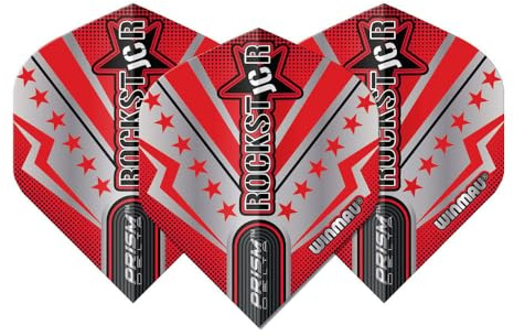 WINMAU Dart Flight - Professioneller Spieler - Prism Delta Extra Thick 100 Micron - 1 Satz pro Packung (insgesamt 3 Dart-Flights) - Professionelles Dart Zubehör