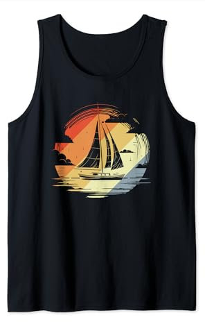 Segeln Vintage Segelliebhaber Segelregatta Tank Top