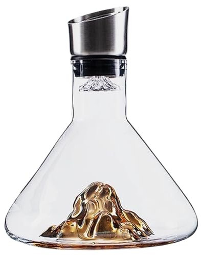 Wine Decanter, Iceberg Wine Decanter, Wine Decanter, 1500ml Wine Decanter Wine Decanter With Aerator, Drying Stand And Cleaning Beads, Wine Decanter Gift For Wine Lovers