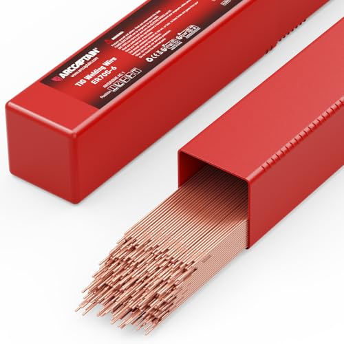 ARCCAPTAIN Mild Steel TIG Welding Rod ER70S-6, Welding Wire Filler Rod, 1/16 X 16, 5LB