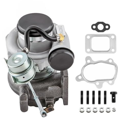 OTOZUM Turbolader Für GT2871 GT2871R GT2860 SR20 CA18DET Öl + Wasser Kühlung Turbolader 400 + HP Auspuff Turbo Turbolader