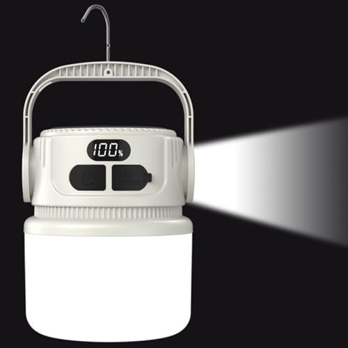 Lumières De Camping Énergie Solaire - Torche De Lanterne Portable Extérieure Étanche 1200mAH - LED Étanche À La Lampe De Poche Rechargeable Pour Survie Gazebo Corridor Couloir De Pêche Courte Des Pann