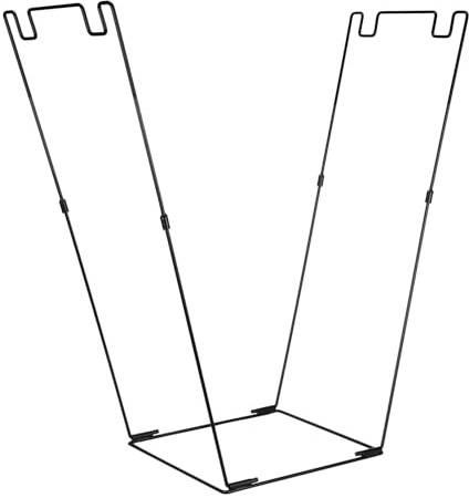 Support de poubelle – Cadre métallique de jardin | Structure extérieure pour sacs à feuilles, nettoyage de terrasse, pelouse, camping, organiseur multifonction