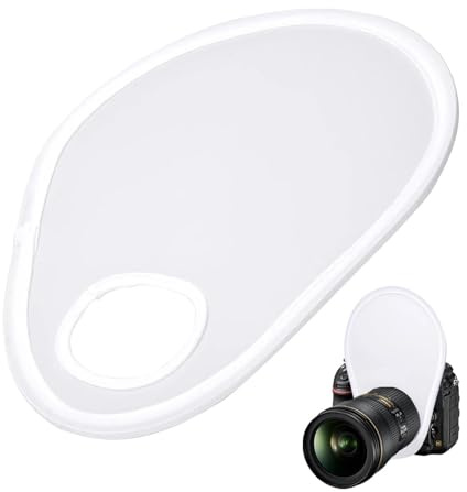 Difusor de para parpadear la luz - Altavoz Semitransparente con | Protectora, Reflector para la cámara DSLR | Accesorios fotográficos para Estudios, Retratos, Viajes y fotografía