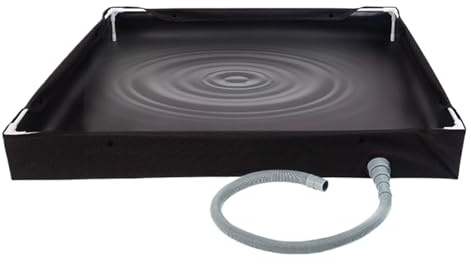 doyandader Camping Shower Tray - Portable Folding Shower Floor for Motorhome | Outdoor Toiletry Equipment for Hiking Beach Road Trip Adult