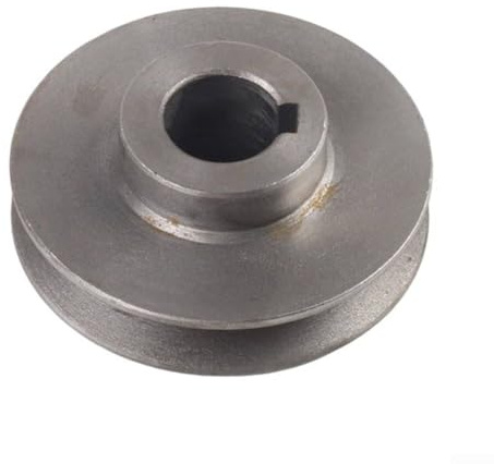 Honseadek Puleggia a cinghia trapezoidale per ruota motore a scanalatura singola di tipo A, puleggia in ghisa per utensili, compressori d'aria, pompa ad aria, 8 misure disponibili (slot singolo) (16 x
