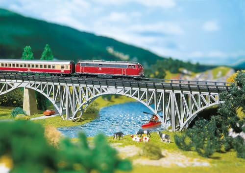 Faller 282915 Deck Arch Bridge XL Z Scale Building Kit, 8-5/20.3 cm
