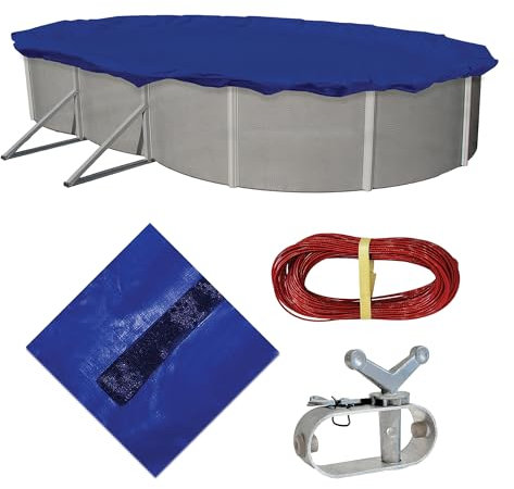 Blue Wave Gold 15-Year 16-ft x 32-ft Oval Above Ground Pool Winter Cover