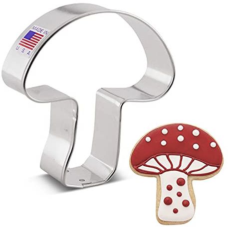 Ann Clark Mushroom Cookie Cutter, 3-1/4” Made in USA