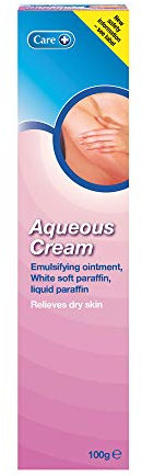 Care Aqueous Cream, Soothes, Softens and Moisturises, Relieves Symptoms of Dry Skin, 30% Emulsifying Ointment, Soap-Substitute for Washing, Non-Greasy, 100g Cream