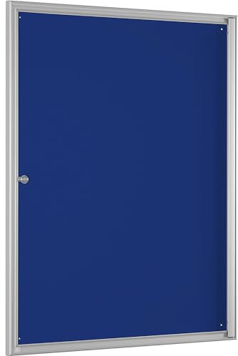 kaiserkraft | Schaukasten BASIC | für 9 x DIN A4 | enzianblau