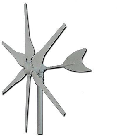 GOWE Mini Wind Power Generator 300w, Horizontal axis Wind Generator kit 12V/24V Optional+Wind/Solar Hybrid Controller(LED Display)