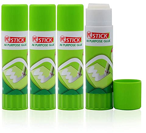 Furiga Klebesticks für 3D-Drucker PVP solide Aufkleber Klebeband Zubehör ABS PLA PETG 4 Stück