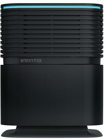 Venta Luftbefeuchter AH735, leise 24 dB(A), energieeffizient 5 Watt, hygienische Kaltverdunstung ohne Filter, 490 ml/h, 6 l-Tank, bis 70 m²/175 m³, App- und Sprachsteuerung