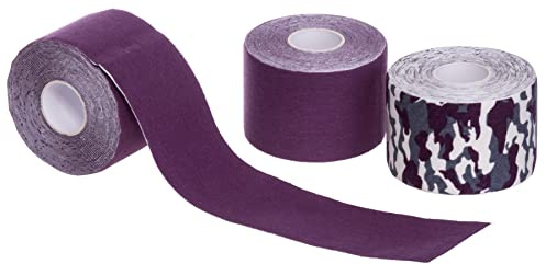 Eduro Kinesio-Tape Mix 3x 5m Rolle Sport-Tape Kinesiologie Physio Sport-Band Bandage