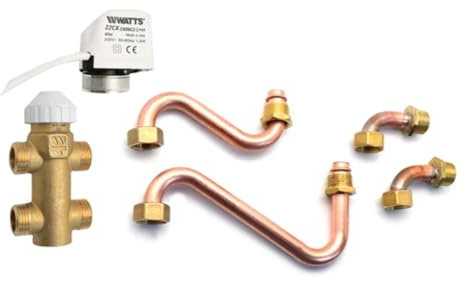 KIT VALVOLA A 3 VIE V3-F PER CARISMA WHISPER Fan Coils Radiatori Gas Accessori